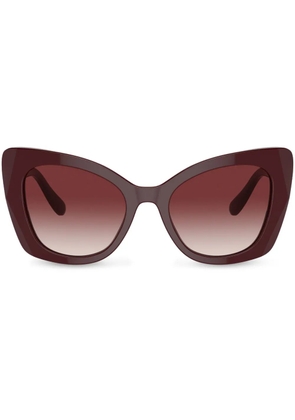 Dolce & Gabbana Eyewear DG Devotion butterfly-frame sunglasses - Red