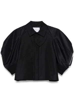sacai short-sleeve jacket - Black