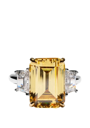 Crystal Haze The Mother emerald-cut ring - Silver