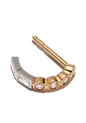 Yvonne Léon 18kt white and yellow gold diamond earring