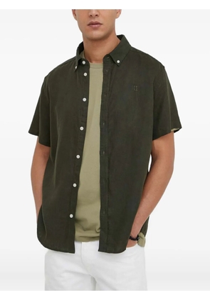 Les Deux buttoned short-sleeve shirt - Green