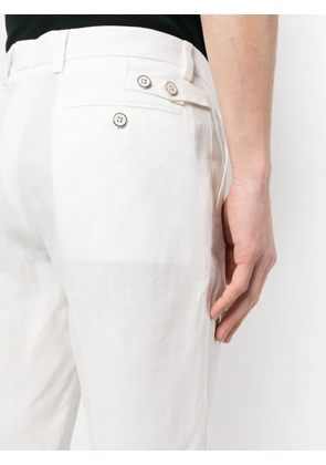 Dolce & Gabbana mid-rise tailored trousers - White