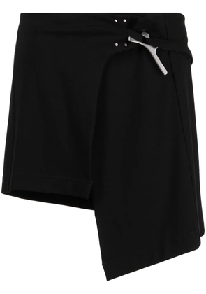 HELIOT EMIL asymmetric wrap miniskirt - Black