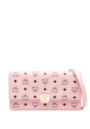 MCM monogram-print cross body bag - Pink
