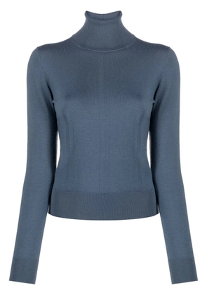 JOSEPH roll-neck cashmere-blend jumper - Blue