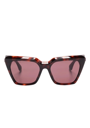 ETRO geometric-frame sunglasses - Brown
