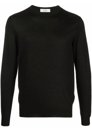 Mauro Ottaviani crewneck cashmere-silk jumper - Black