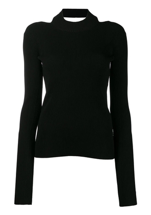 Helmut Lang open back jumper - Black