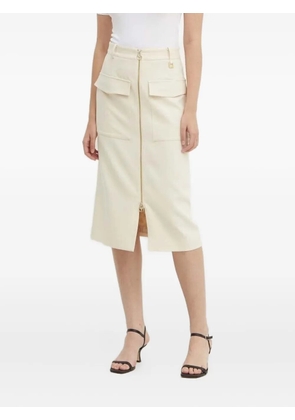 Joop! flap-pocket midi skirt - Neutrals