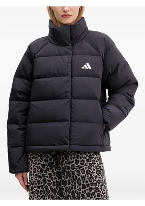 adidas logo-detail puffer jacket - Black