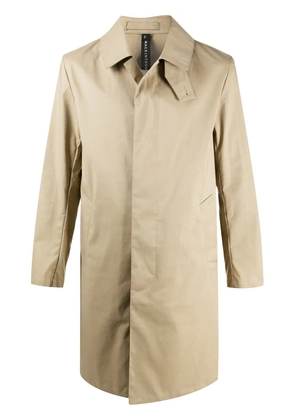 Mackintosh MANCHESTER single-breasted car coat - Neutrals