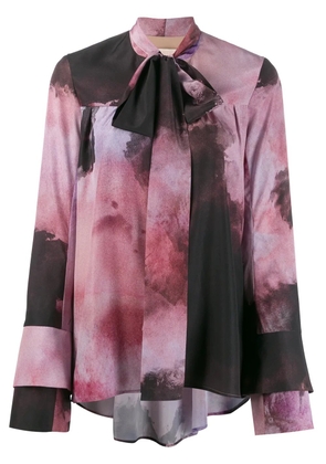 Ssheena tie-dye blouse - Black