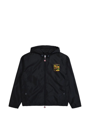 Casablanca ripstop hooded jacket - Black