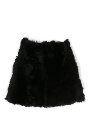 SAPIO No 61 leather scarf - Black