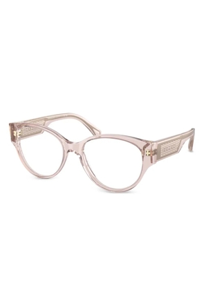 Bvlgari Vista round-frame glasses - Pink