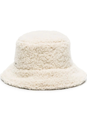 ISABEL MARANT Denji logo-embroidered bucket hat - White