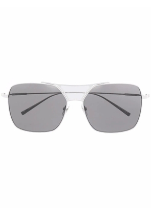 Calvin Klein oversize-frame sunglasses - Silver