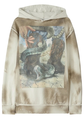 Palm Angels Dice Game tie-dye hoodie - Neutrals