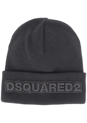 DSQUARED2 embroidered logo hat - Black