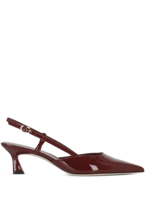 Stuart Weitzman 50mm Vinnie slingback pumps - Red