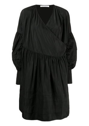 Cecilie Bahnsen wide wrap dress - Black