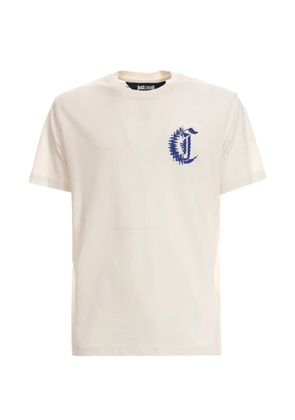 Just Cavalli print crew-neck T-shirt - Neutrals
