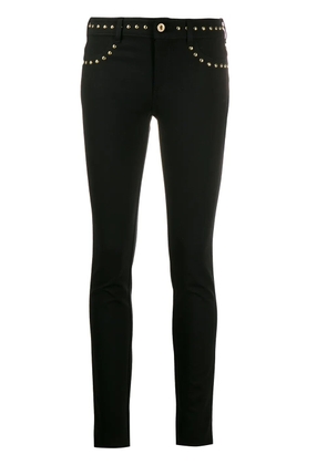 Versace Jeans Couture stud-detail skinny trousers - Black