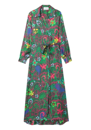 AZ FACTORY motly paisley wrapped dress - Multicolour