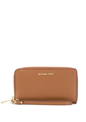 Michael Michael Kors large phone wallet - Brown