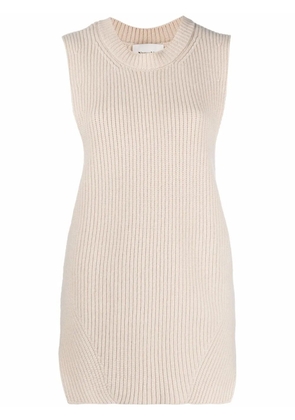 Nanushka sleeveless knit top - Neutrals