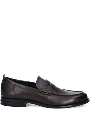 HUGO penny-strap loafers - Brown