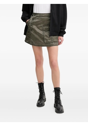 Alpha Industries logo-detail cargo skirt - Green