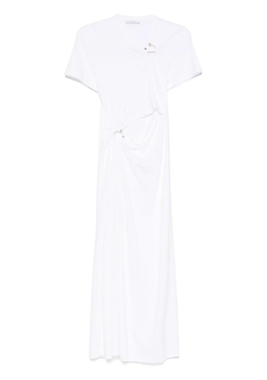 Rabanne jersey midi dress - White