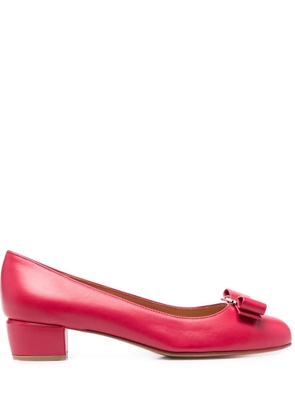 Ferragamo Vara-bow décolleté pumps - Pink