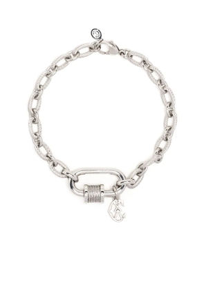 Charriol Forever Lock rope-detail bracelet - Silver