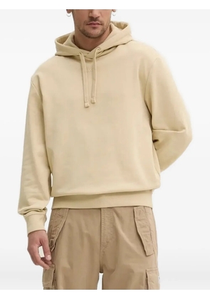 HUGO logo-print hoodie - Neutrals