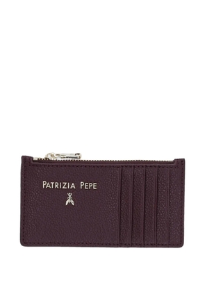 Patrizia Pepe logo-lettering cardholder - Purple