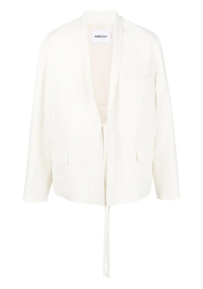 AMBUSH tie-front jacket - White