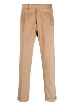 Briglia 1949 straight-leg cotton trousers - Brown