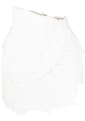 ZIMMERMANN Tama filigree skirt - White