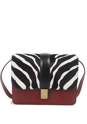 KHAITE Blake zebra-pattern shoulder bag - Red
