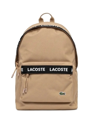 Lacoste Neocroc logo-band backpack - Brown
