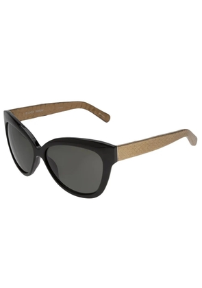 Linda Farrow 'Snake Stem' sunglasses - Black