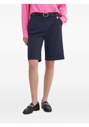 Aeronautica Militare cuffed shorts - Blue