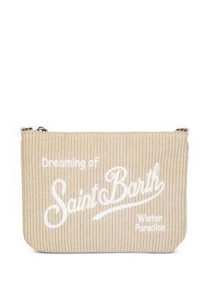 MC2 Saint Barth Parisienne corduroy make-up bag - Neutrals