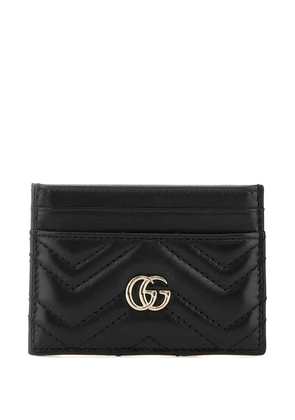Gucci gg marmont leather card holder - Black
