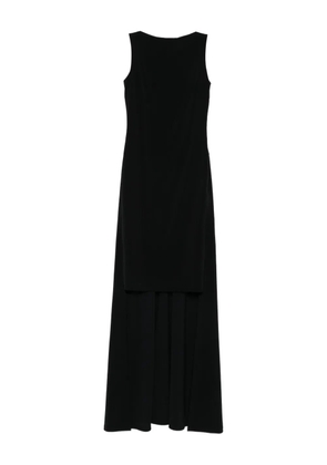 Balenciaga sleeveless pleat-detail dress - Black