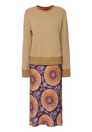 La DoubleJ Jazzy midi dress - Purple