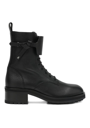 Jimmy Choo Rosabel lace-up combat boots - Black
