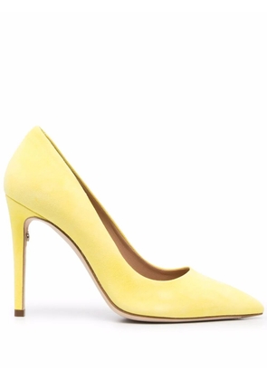 Ferragamo pointed-toe pumps - Yellow